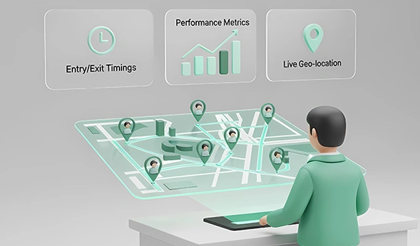 Live Dashboard to Track Field Teams
