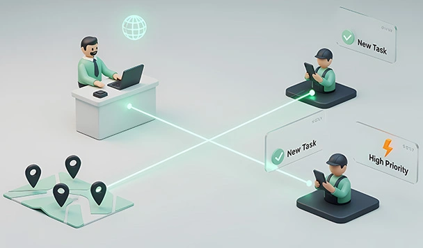 Task Scheduling Based on Live Location