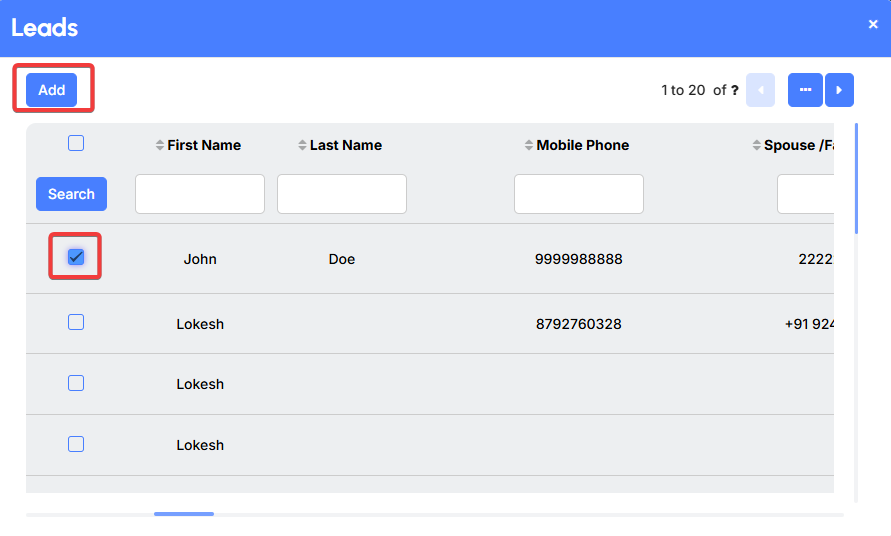 Add Leads to the Campaign 4