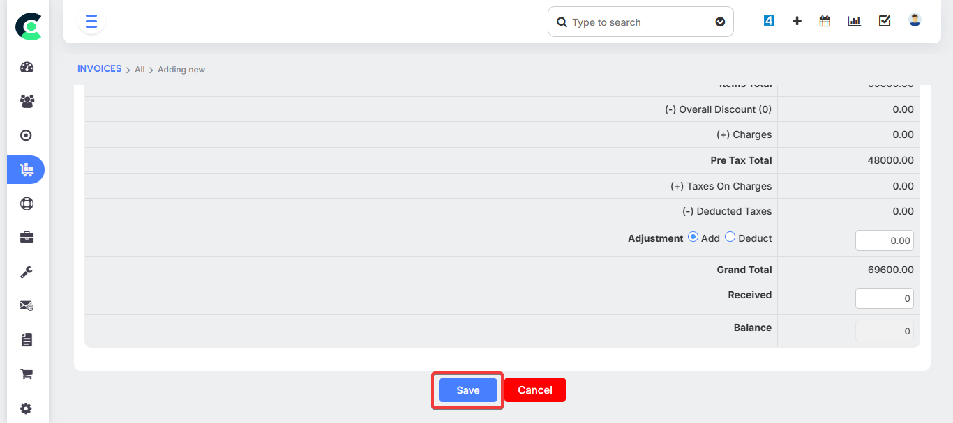 Sales Orders & Invoices 4