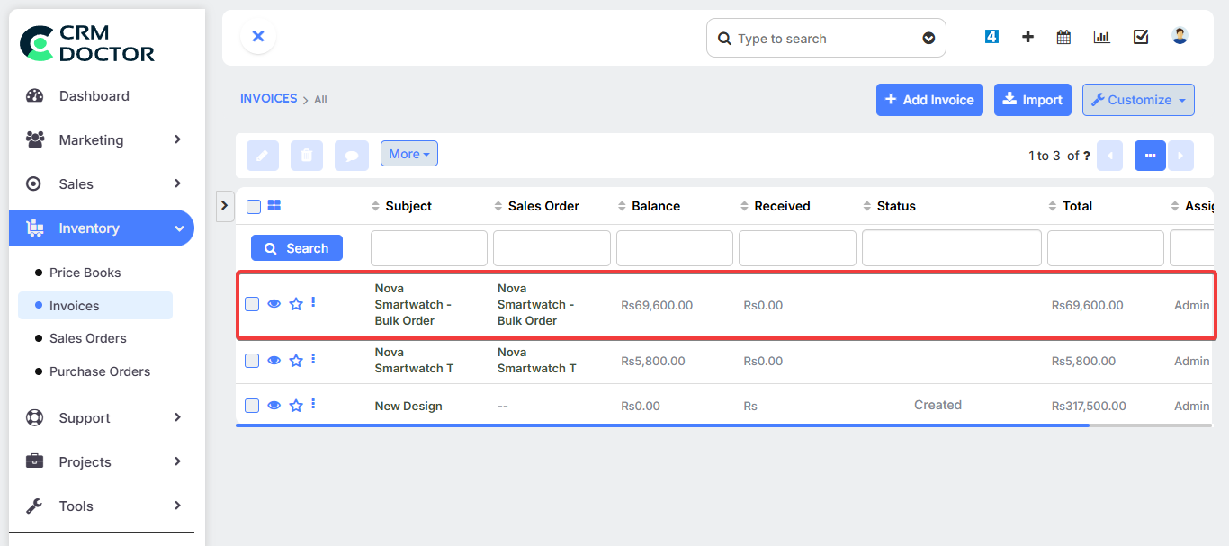 Sales Orders & Invoices 5