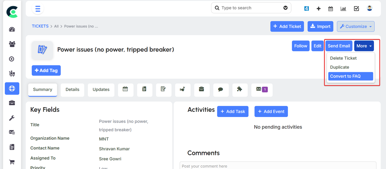 Knowledge Base & FAQ 2